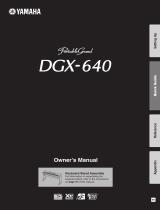 Yamaha Portable Grand DGX-640 El manual del propietario