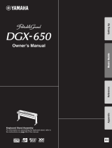 Yamaha DGX-650 El manual del propietario