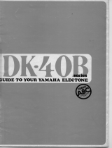 Yamaha Electone DK-40B Series Manual de usuario