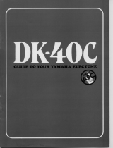 Yamaha DK-40C El manual del propietario
