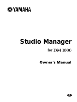 Yamaha DM 1000 Manual de usuario