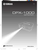 Yamaha DPX-1000 Manual de usuario
