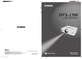 Yamaha Projector DPX-1300 Manual de usuario