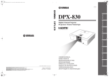 Yamaha DPX-830 El manual del propietario