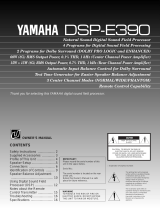 Yamaha DSP-E390 El manual del propietario