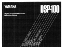 Yamaha DSP-100 El manual del propietario