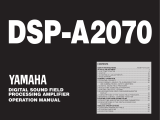 Yamaha DSP-A2070 El manual del propietario