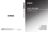 Yamaha DSP-AX3200 Manual de usuario