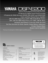 Yamaha DSP-E200 El manual del propietario