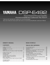 Yamaha DSP-E492 Manual de usuario