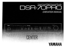 Yamaha DSR-70PRO El manual del propietario