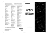 Yamaha DTX500 El manual del propietario