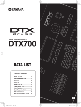 Yamaha DTX700 Manual de usuario