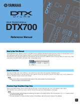 Yamaha DTX700 Manual de usuario