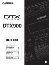 Yamaha DTX900 Ficha de datos