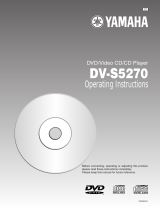 Yamaha DV-S5270 Manual de usuario