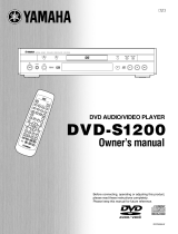 Yamaha DVD-S1200 El manual del propietario