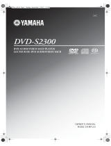 Yamaha DVD-S2300 Manual de usuario