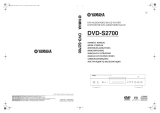 Yamaha DVD-S2700 El manual del propietario