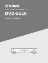 Yamaha DVD-S510 Manual de usuario