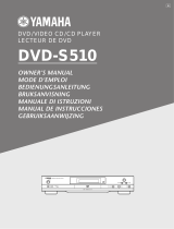 Yamaha DVD-S510 El manual del propietario