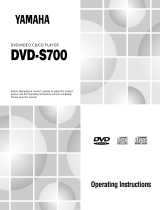 Yamaha DVD-S700 Manual de usuario