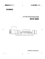 Yamaha DVXS60 Manual de usuario