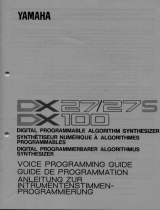 Yamaha DX27 Guía del usuario