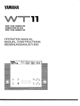 Yamaha WT11 El manual del propietario