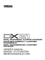 Yamaha DX21 El manual del propietario