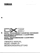 Yamaha DX5 El manual del propietario
