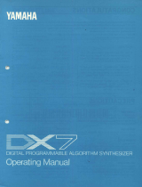 Yamaha DX7 El manual del propietario