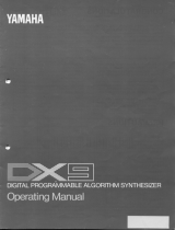 Yamaha DX9 El manual del propietario