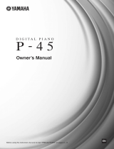 Yamaha P45B Manual de usuario