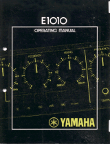 Yamaha E1010 El manual del propietario