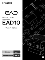 Yamaha EAD10 Acoustic Drum Module Mic Trigger Manual de usuario