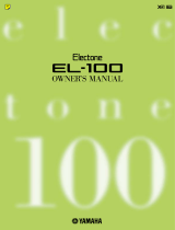Yamaha EL-100 El manual del propietario