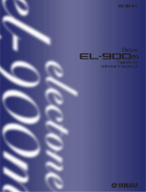 Yamaha Electone EL-900m Manual de usuario