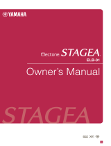 Yamaha Electone Stagea 01C El manual del propietario