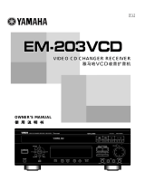 Yamaha EM-203VCD Manual de usuario