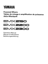 Yamaha EMX2200 El manual del propietario
