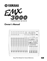 Yamaha EMX3000 El manual del propietario