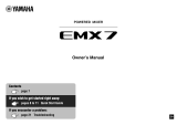 Yamaha EMX7 El manual del propietario