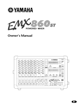 Yamaha EMX860ST Manual de usuario