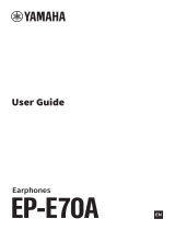 Yamaha EP-E70A Guía del usuario