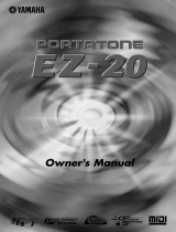 Yamaha EZ-20 Manual de usuario