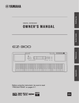 Yamaha EZ300 61 Full-Size Lighted Touch Sensitive Keyboard El manual del propietario