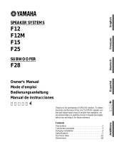 Yamaha F12M Manual de usuario