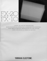 Yamaha FX-20 El manual del propietario