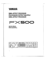 Yamaha FX500 El manual del propietario